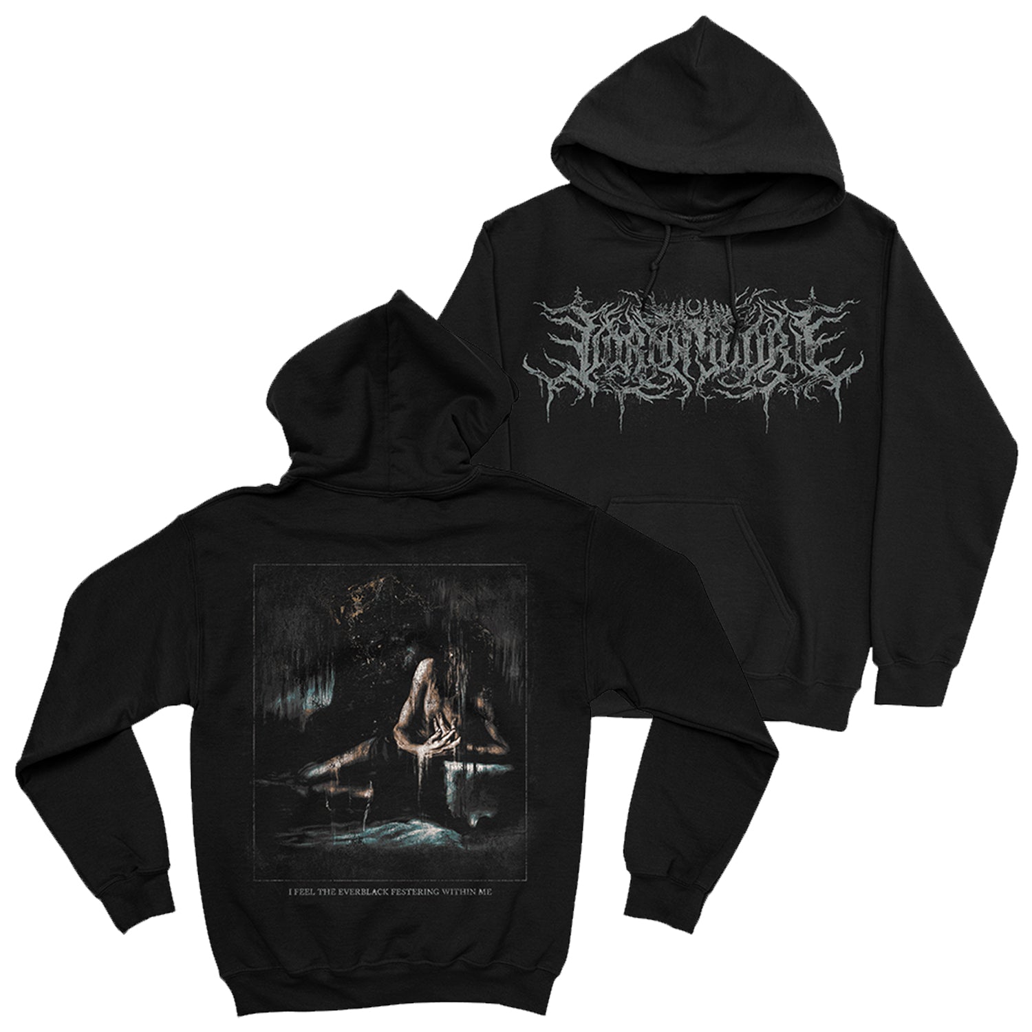 I Feel The Everblack Festering Within Me Cover Pullover Hoodie (Black) T-Shirts, Sweatshirt | CoreVibeTees.com