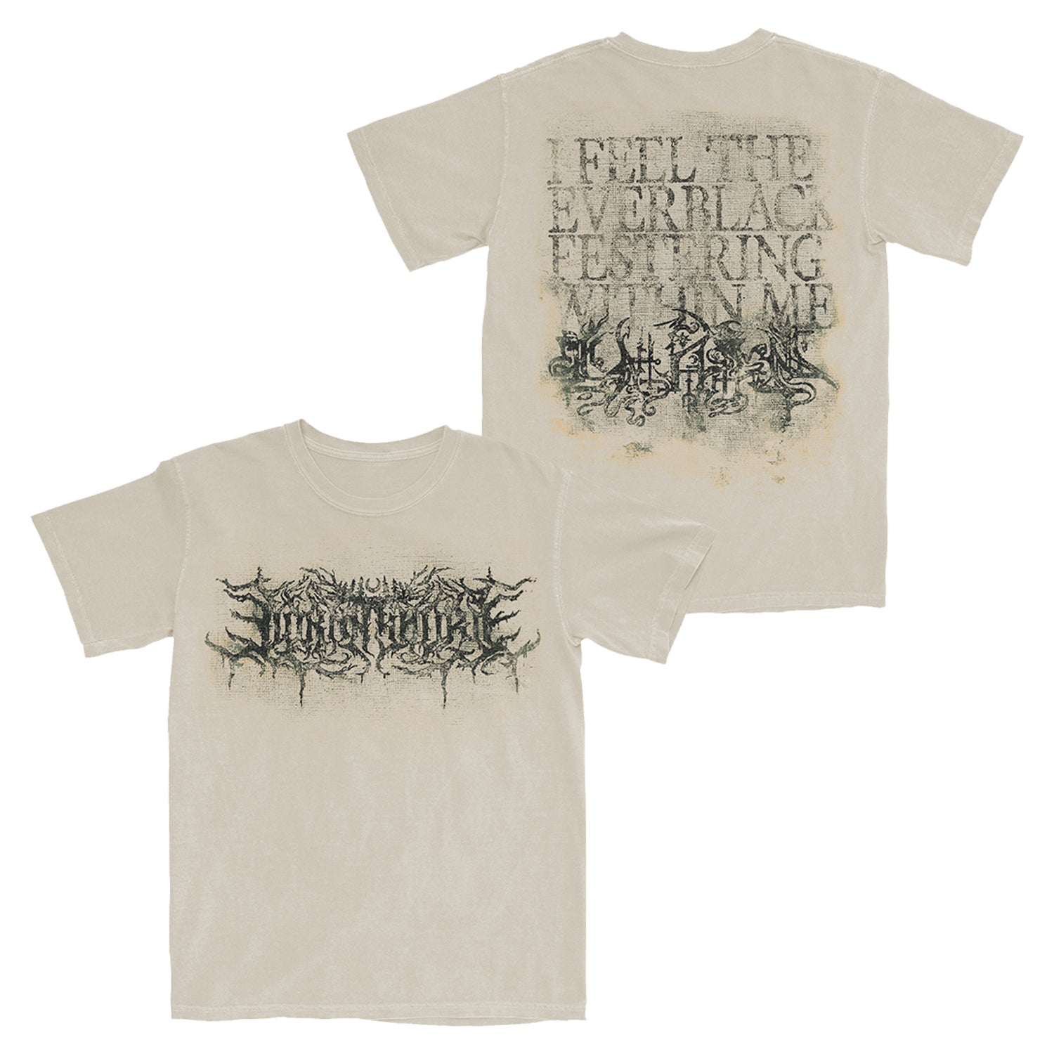 I Feel The Everblack Festering Within Me Sigil T-Shirt (Natural) Hoodie, Sweatshirt | CoreVibeTees.com