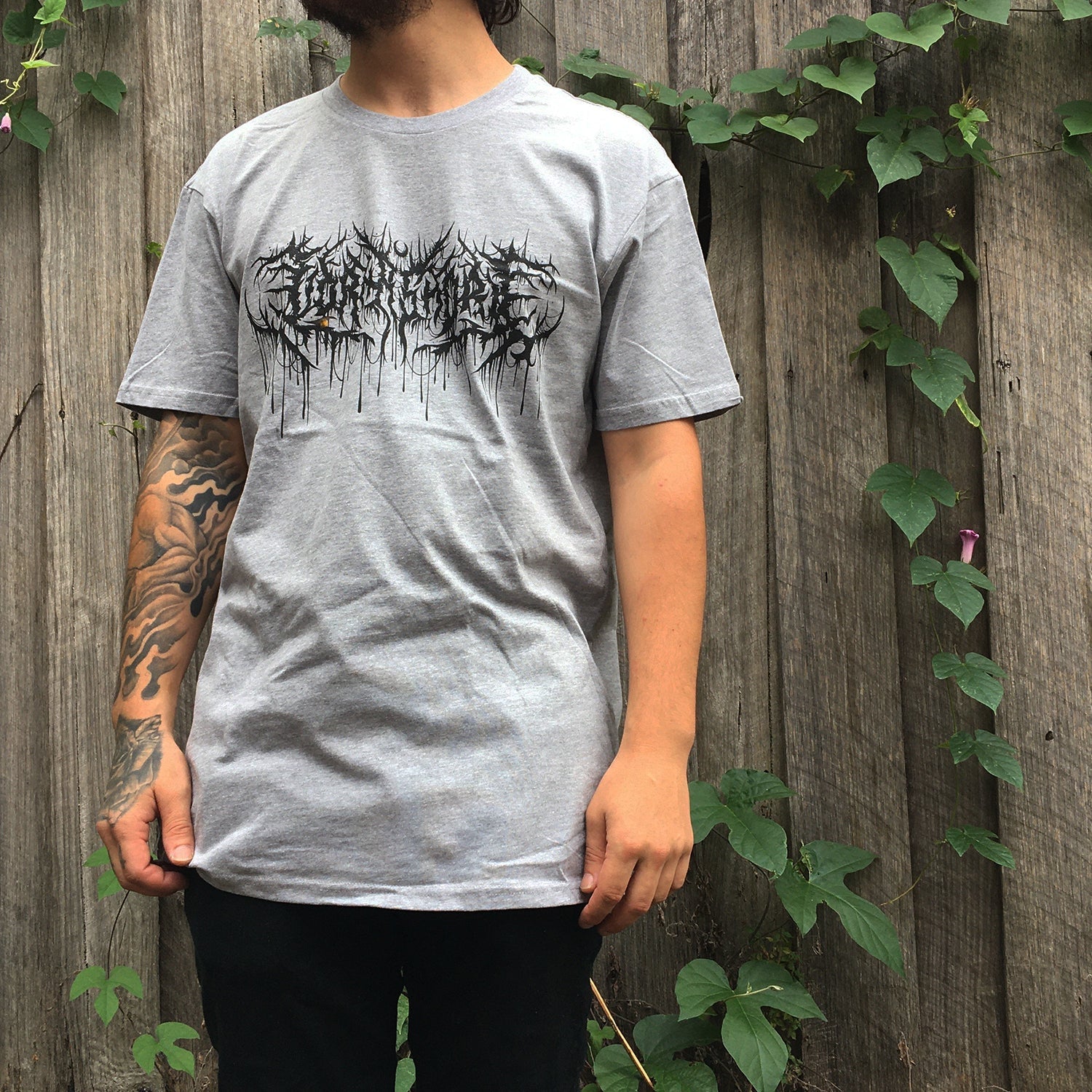 Cursed To Die T-Shirt (Grey Marle) Hoodie, Sweatshirt | CoreVibeTees.com (Image 2)