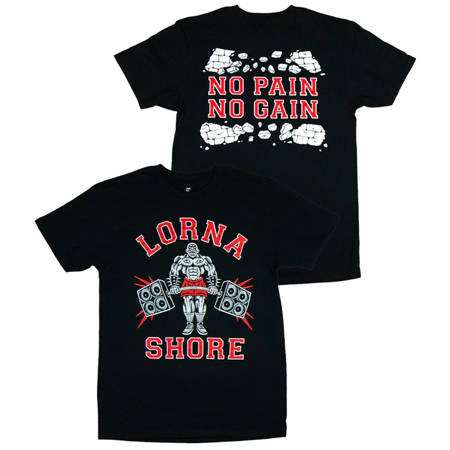 No Pain No Gain T-Shirt (Black) Hoodie, Sweatshirt | CoreVibeTees.com (Image 1)
