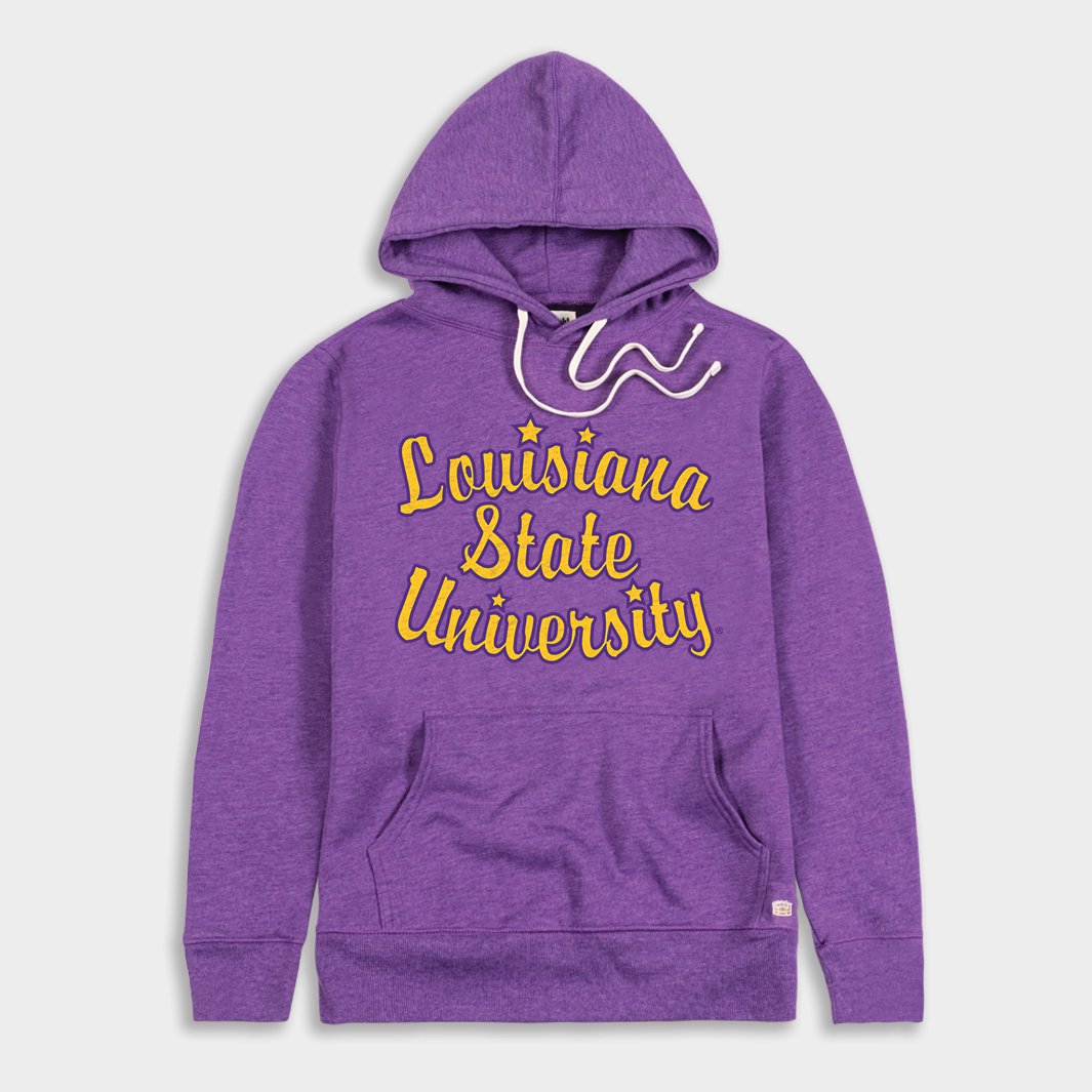 Retro LSU Script Hoodie Style001 T-Shirts, Sweatshirt | CoreVibeTees.com (Image 1)