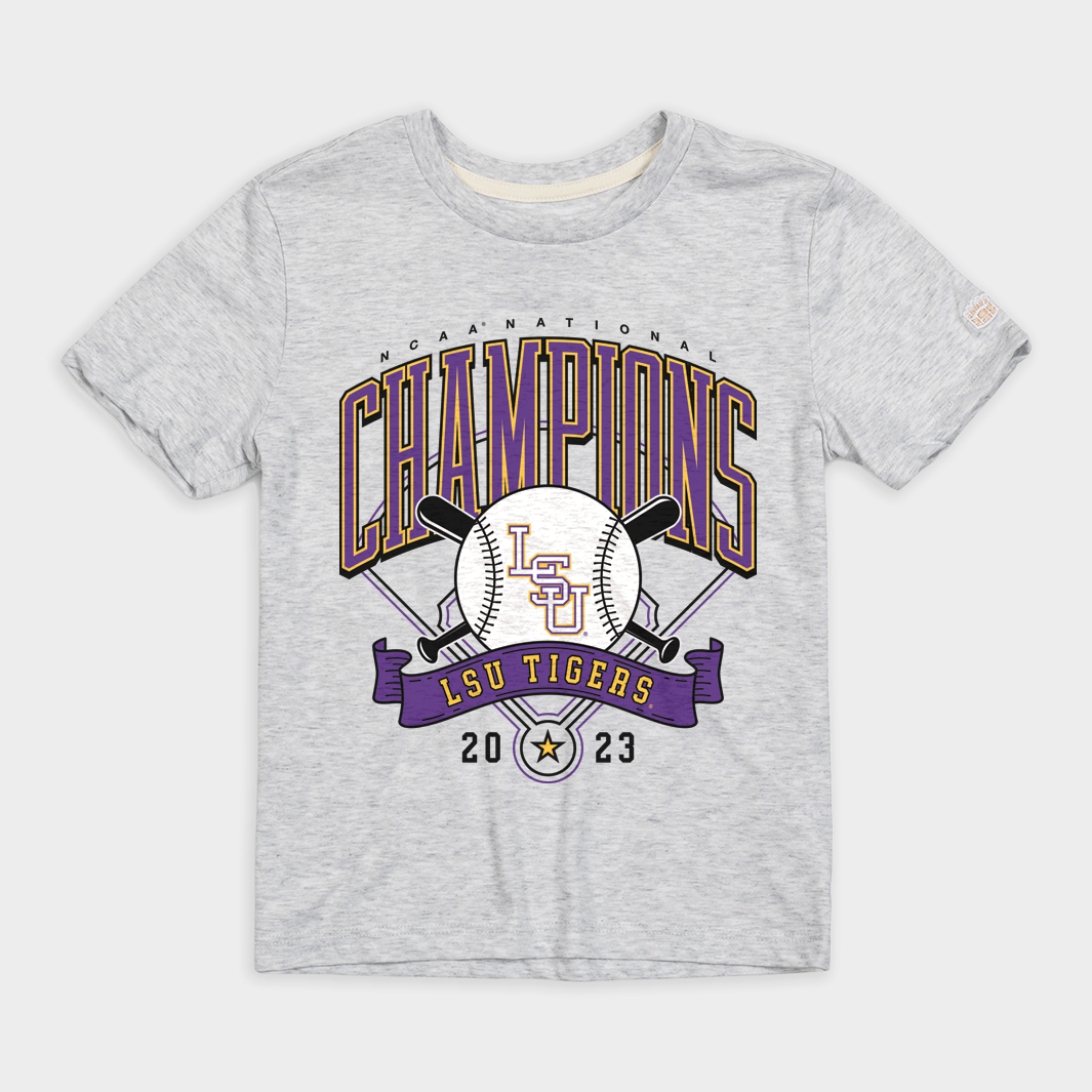 LSU 2023 College World Series Champs Youth Tee Style001 Hoodie, Sweatshirt | CoreVibeTees.com