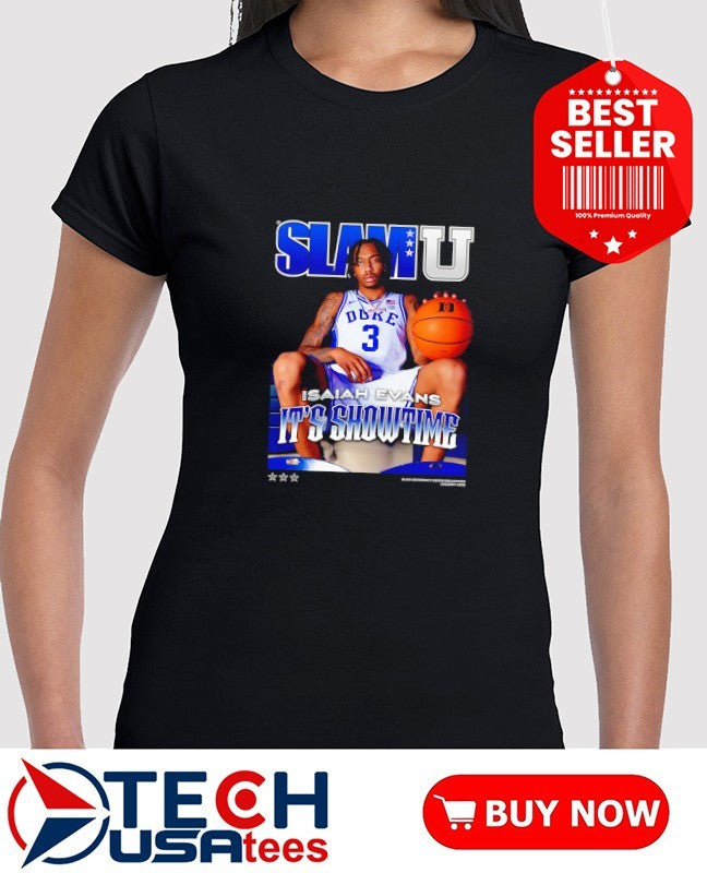 SLAM Isaiah Evans it’s Showtime shirt