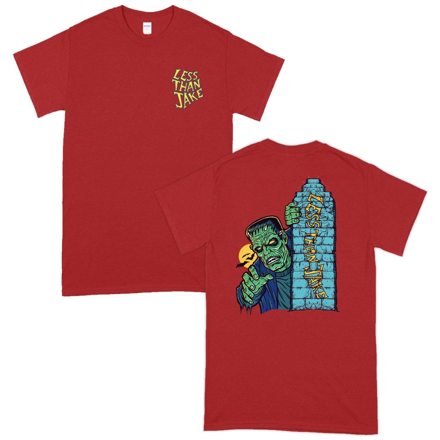 Frankenstein T-Shirt (Red) Hoodie, Sweatshirt | CoreVibeTees.com