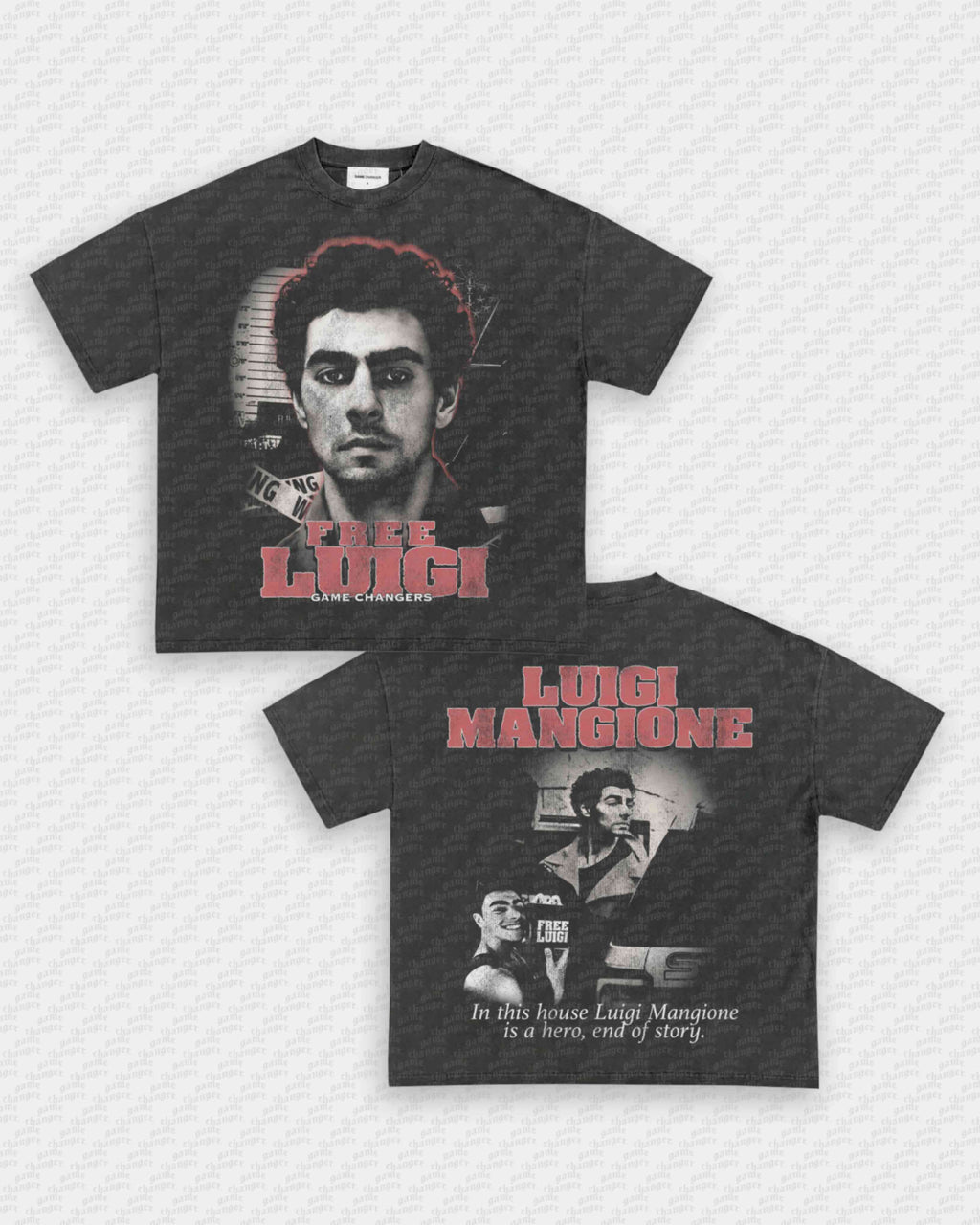 LUIGI MANGIONE TEE - [DS] Hoodie, Sweatshirt | CoreVibeTees.com (Image 4)