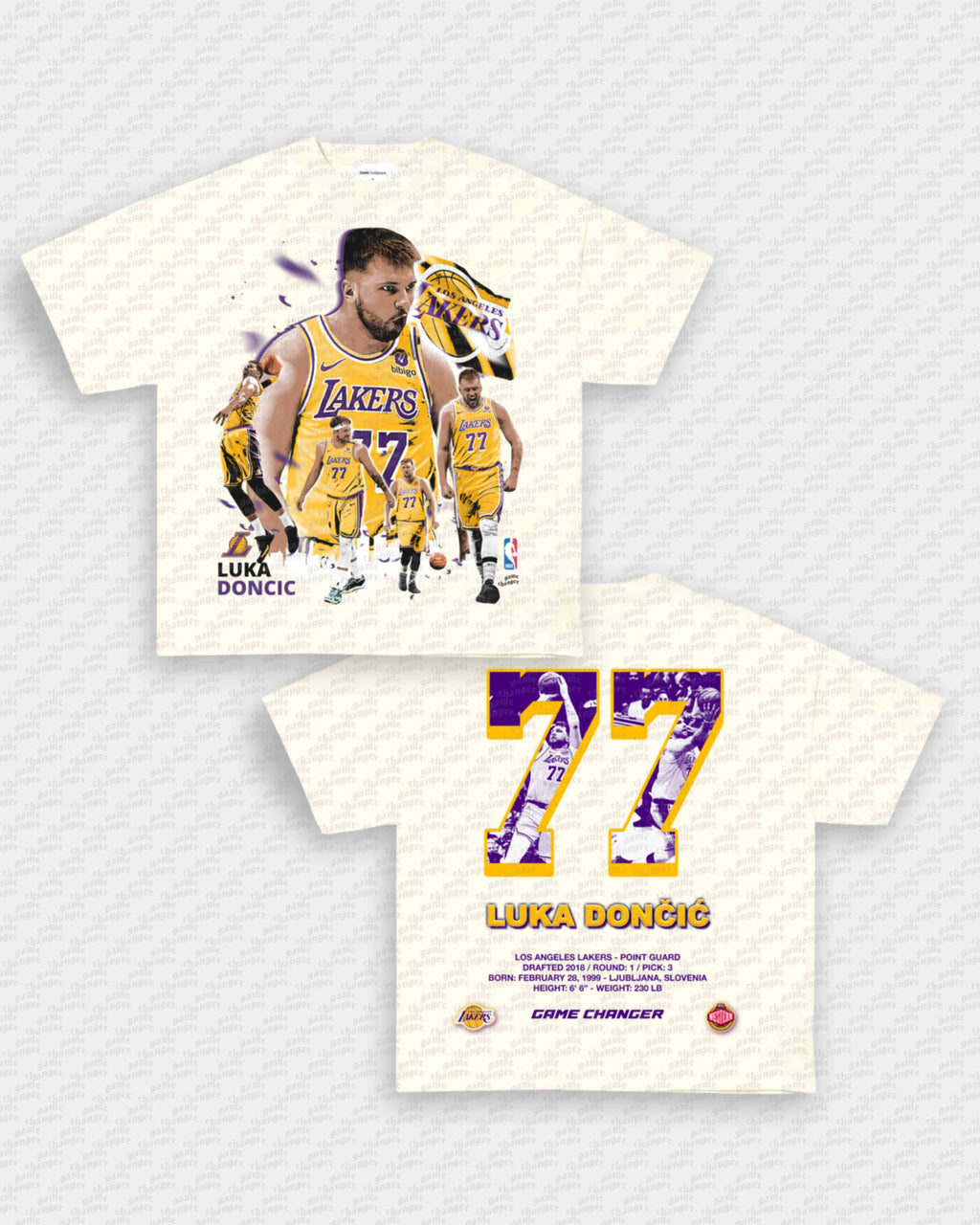 LUKA - LAKERS V2 TEE - [DS] Hoodie, Sweatshirt | CoreVibeTees.com (Image 2)