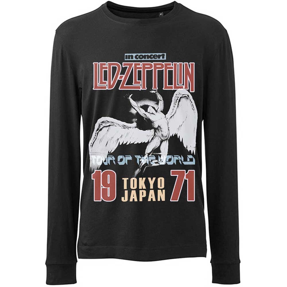 Led Zeppelin Long Sleeved T-Shirt - Japanese Tour '71 Icarus Hoodie, Sweatshirt | CoreVibeTees.com