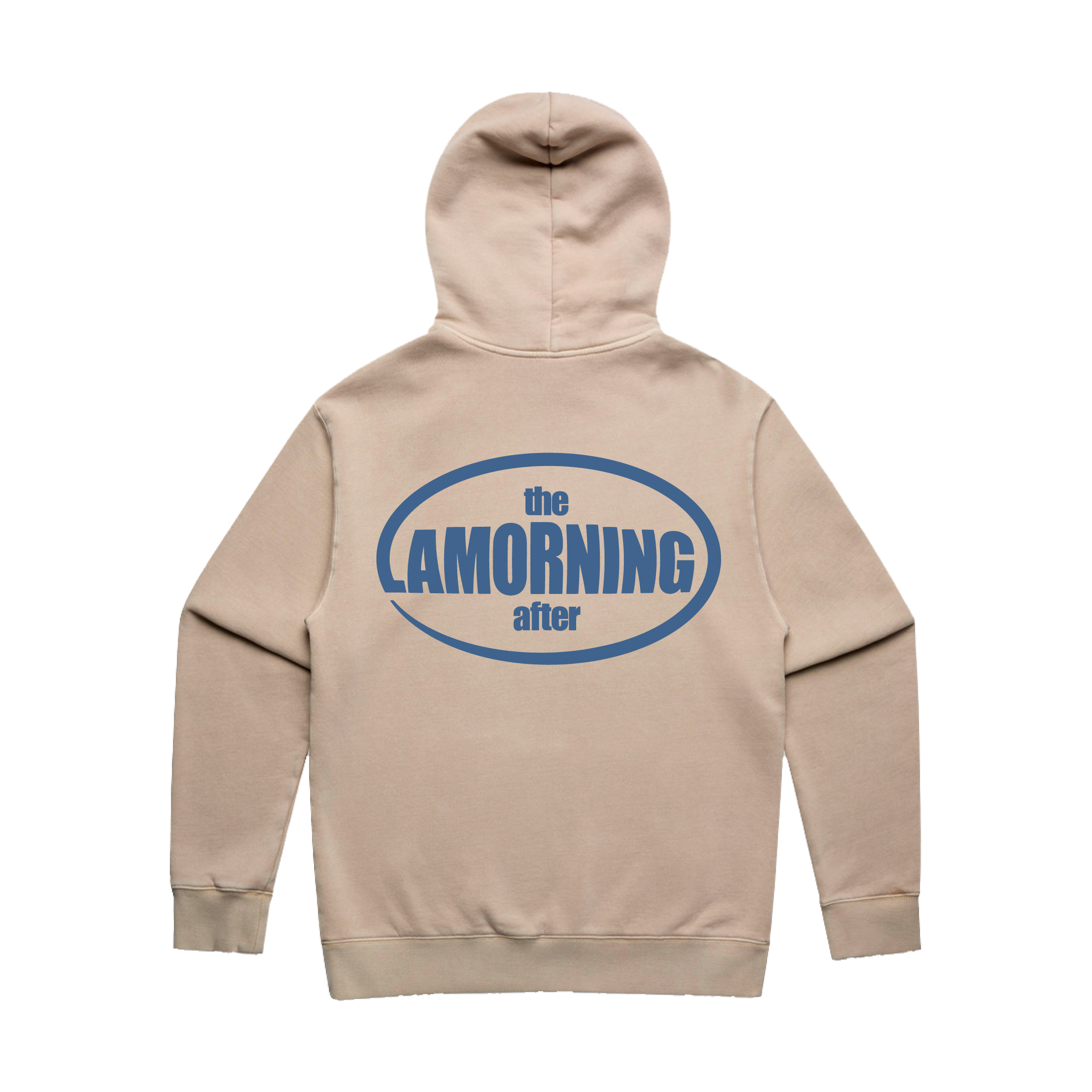 The Lamorning After - Logo Hoodie - Faded Taupe T-Shirts, Sweatshirt | CoreVibeTees.com (Image 2)