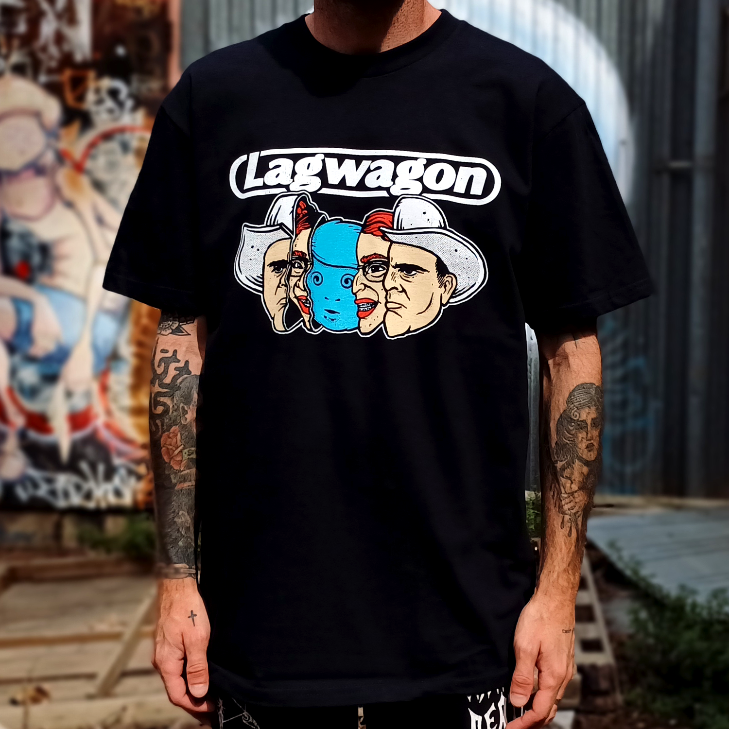 Faces Of The Wagon T-Shirt (Black) Hoodie, Sweatshirt | CoreVibeTees.com (Image 2)