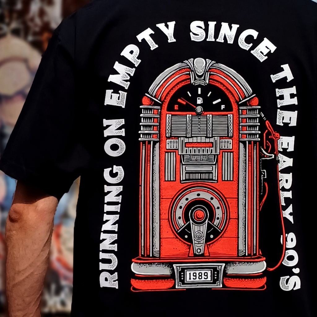 Running on Empty T-Shirt (Black) Hoodie, Sweatshirt | CoreVibeTees.com (Image 5)