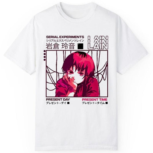 Lain Shirt, Serial Experiments Lain shirt, Anime Shirt, Streetwear, Anime Manga Shirt, Anime Graphic Tee, Anime Lovers Shirt