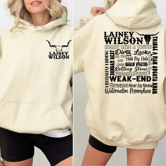 Lain3y Wils0n Both Sides Hoodie, Country Music 2024, Countrys Cool Againn, Unisex Long Sleeve Pullover Hoodie Shirt
