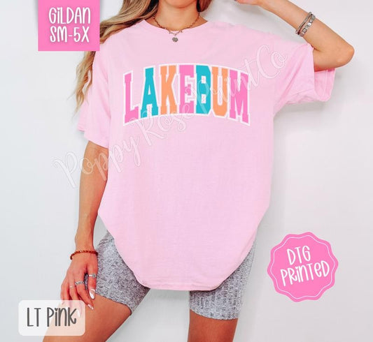 Lakebum Shirt Gildan, Women's Lake Tee, Trendy Summer Tshirt Plus Sizes, Gift for Her