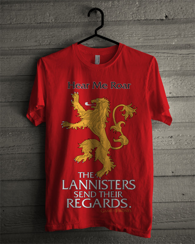 Lannister Red Tee Hoodie, Sweatshirt | CoreVibeTees.com