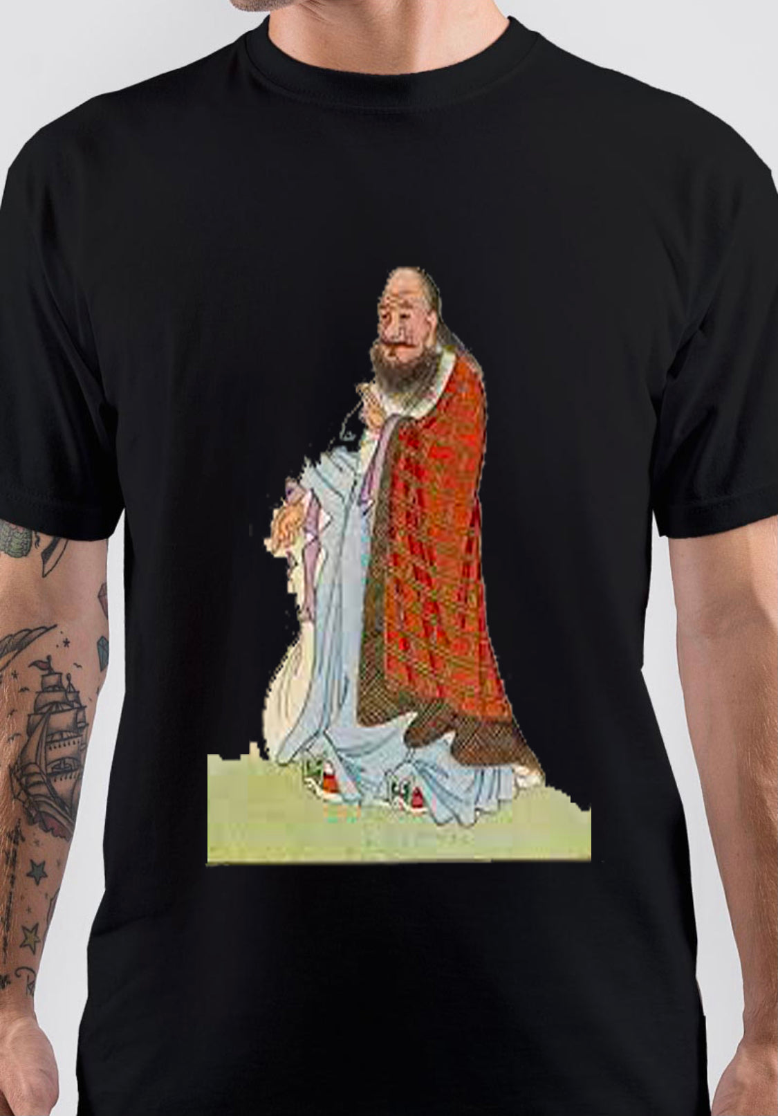 Laozi Art T-Shirt Style003 Hoodie, Sweatshirt | CoreVibeTees.com