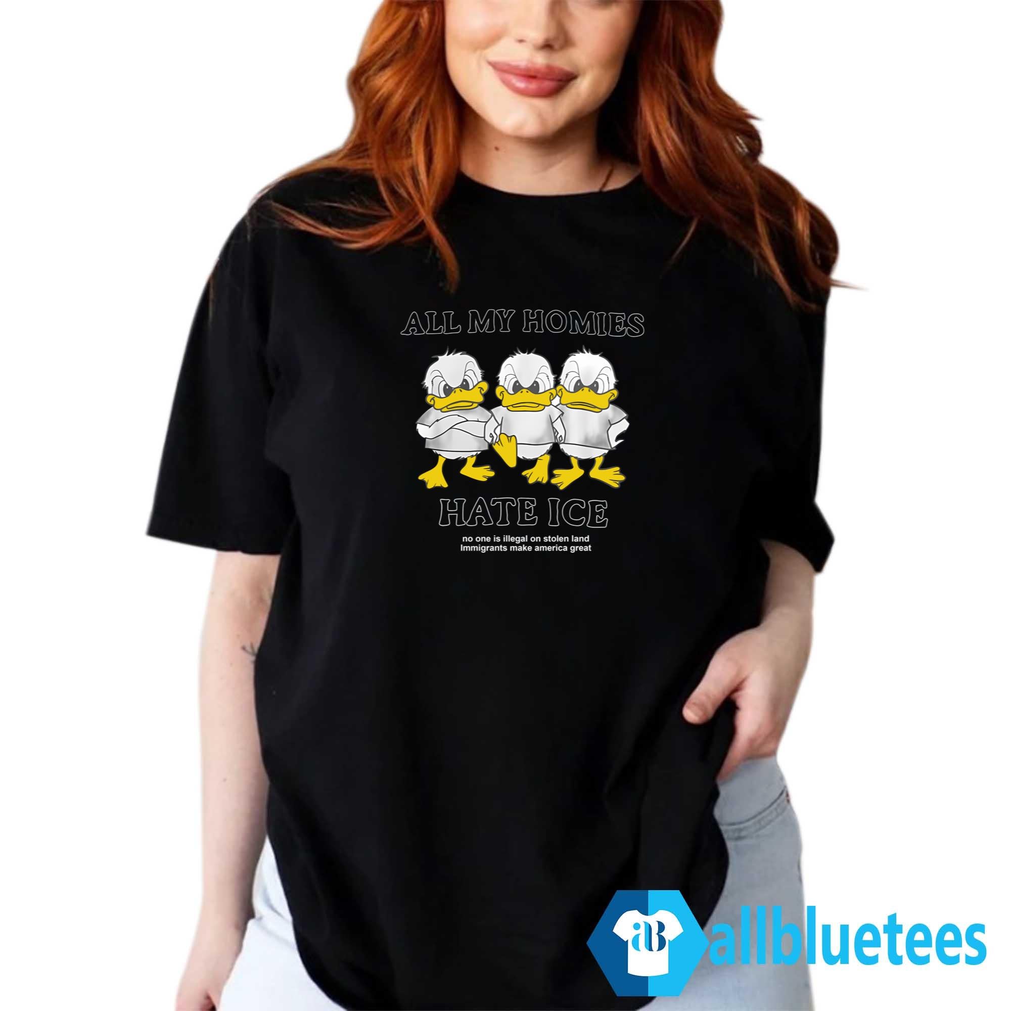 Larry Nance Jr. All My Homies Hate ICE Shirt