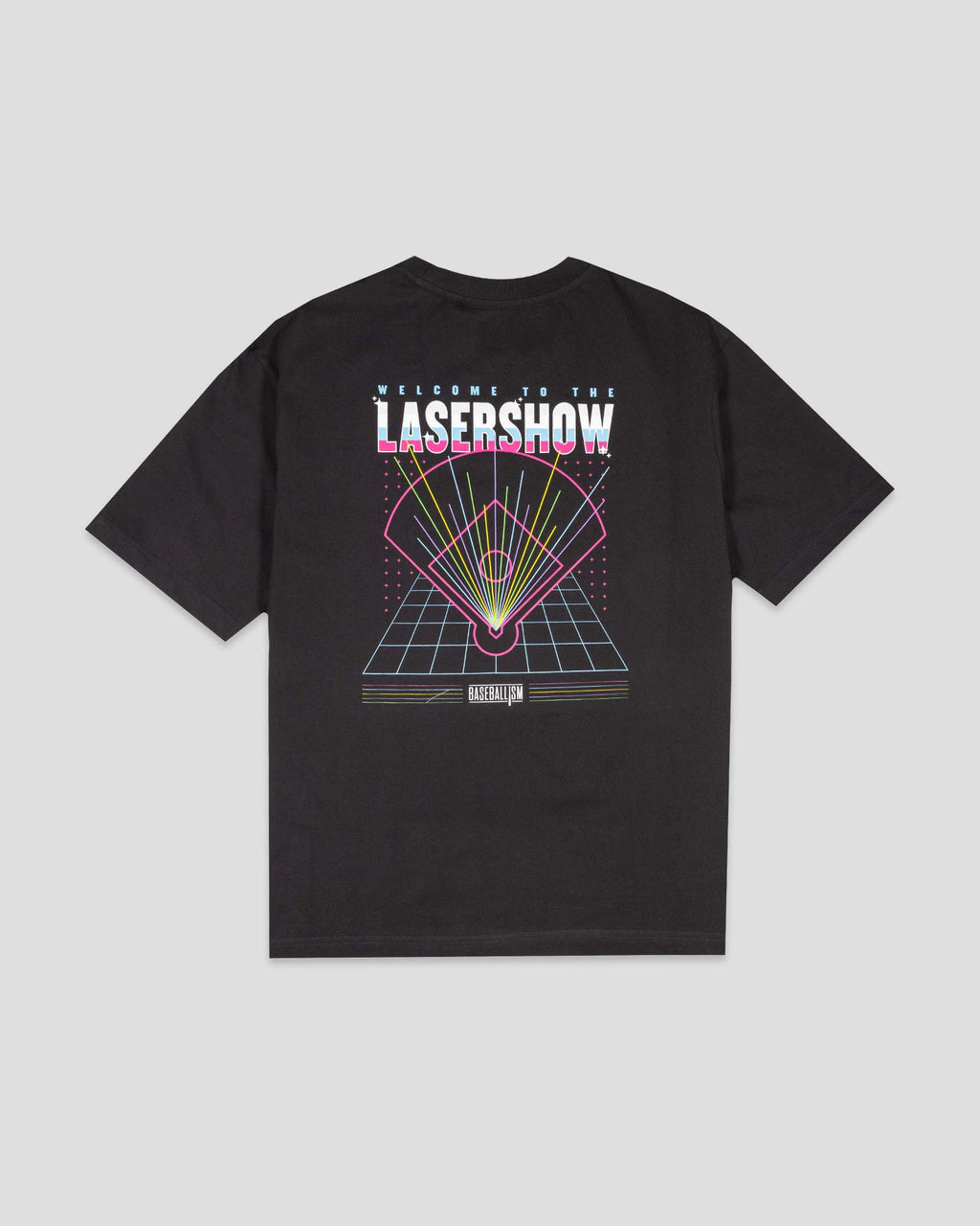 Laser Show - Diamond Pima Oversized T-Shirt Hoodie, Sweatshirt | CoreVibeTees.com (Image 1)