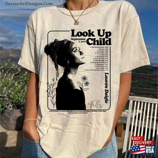 Lauren Daigle Look Up Child T-Shirt, Kaleidoscope Tour Music Gift