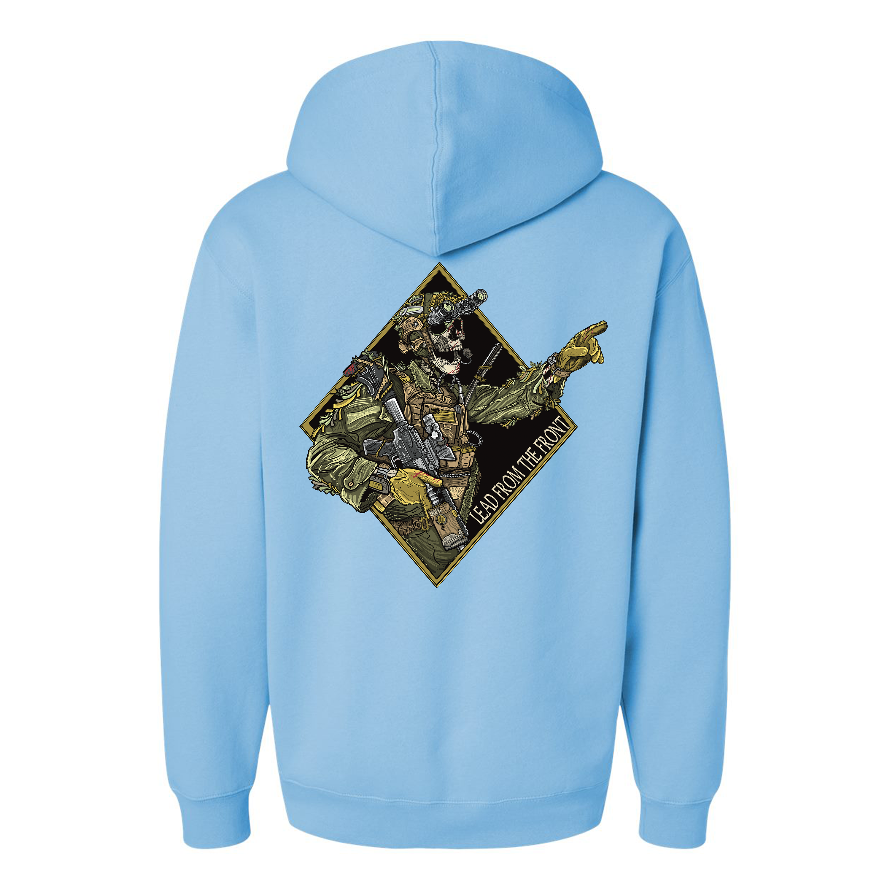 Lead From The Front Hoodie T-Shirts, Sweatshirt | CoreVibeTees.com (Image 2)