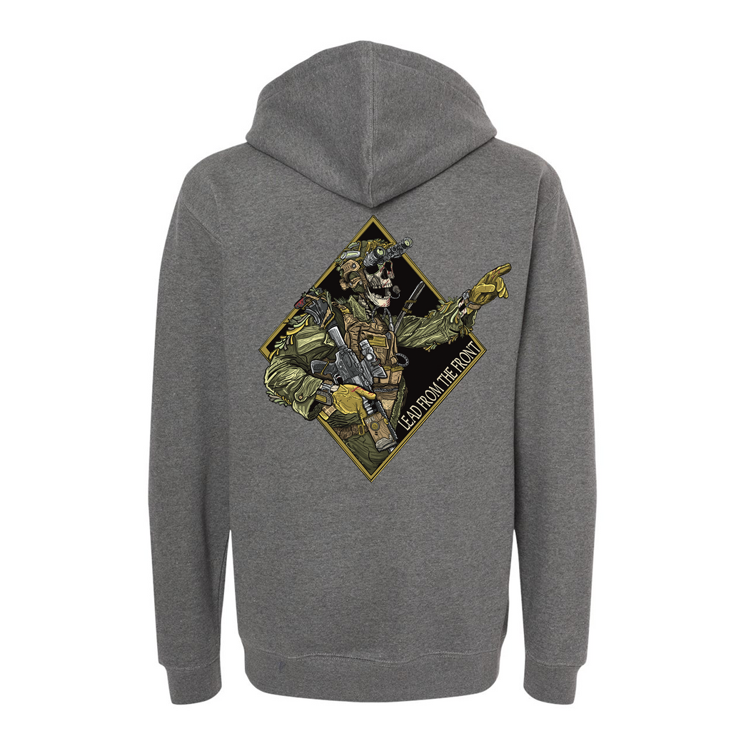 Lead From The Front Hoodie T-Shirts, Sweatshirt | CoreVibeTees.com (Image 5)