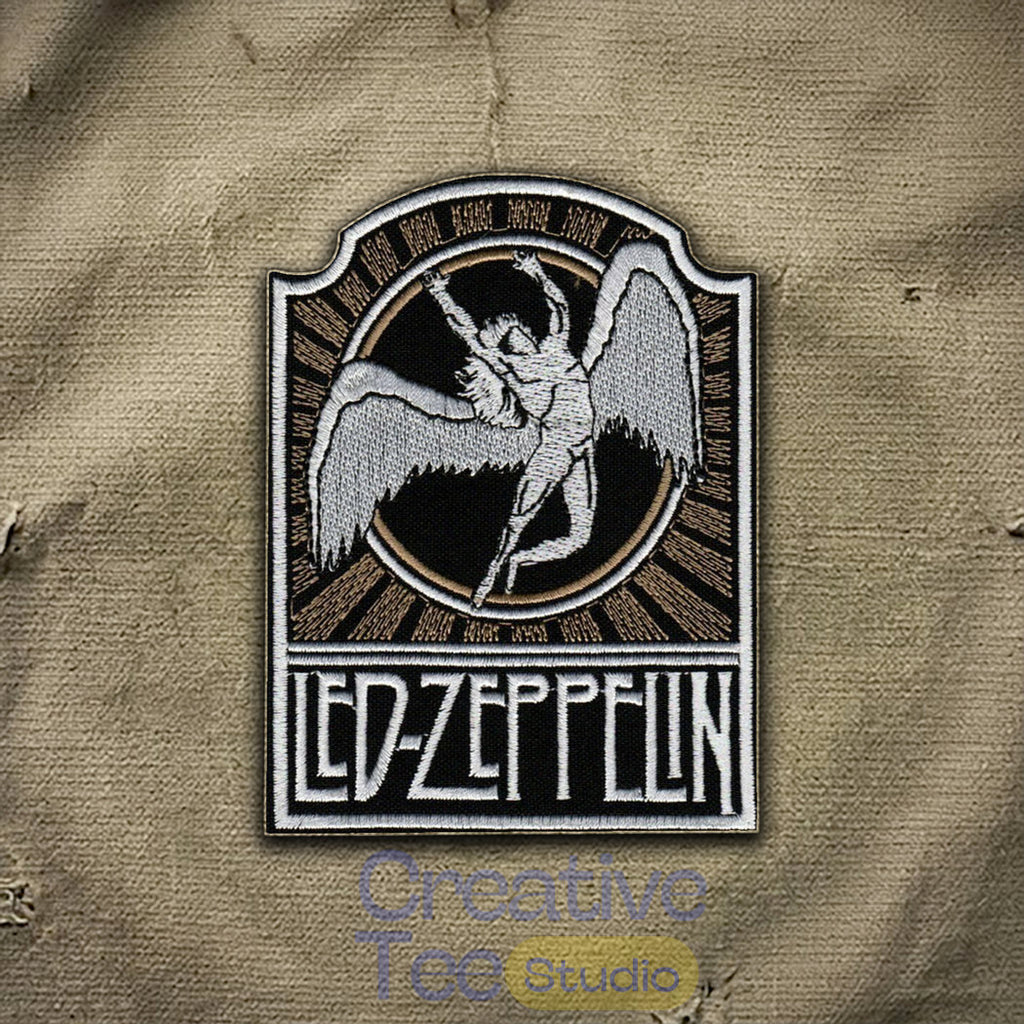 Led Zeppelin Embroidered Iron-On Patch