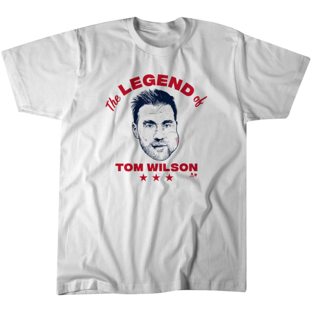 The Legend of Tom Wilson Washington Hockey Adult Unisex Tee Hoodie, Sweatshirt | CoreVibeTees.com (Image 1)