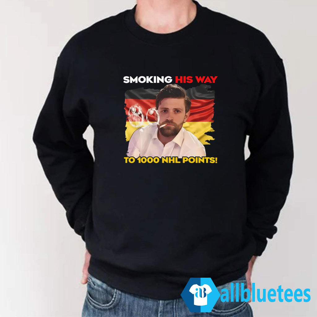 Leon Draisaitl Smoking His Way To 1000 Points Shirt