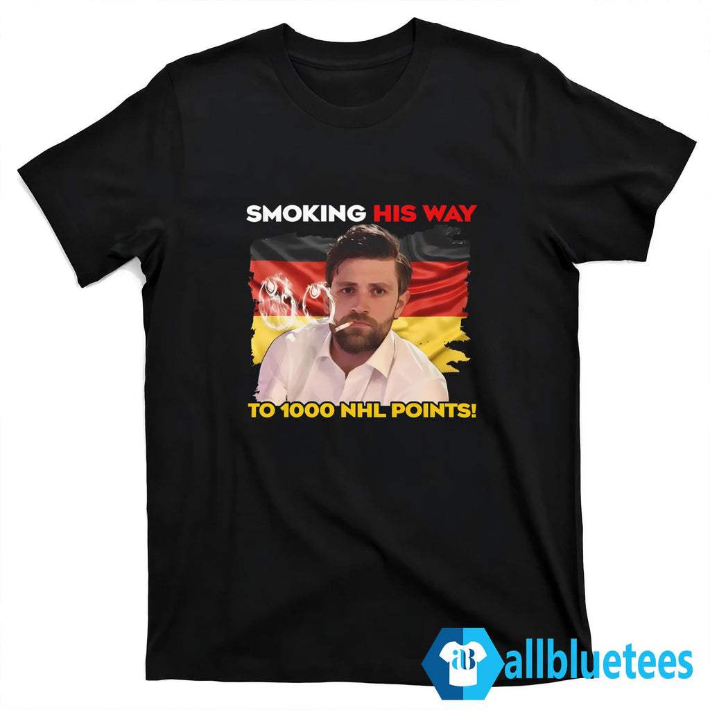 Leon Draisaitl Smoking His Way To 1000 Points Shirt