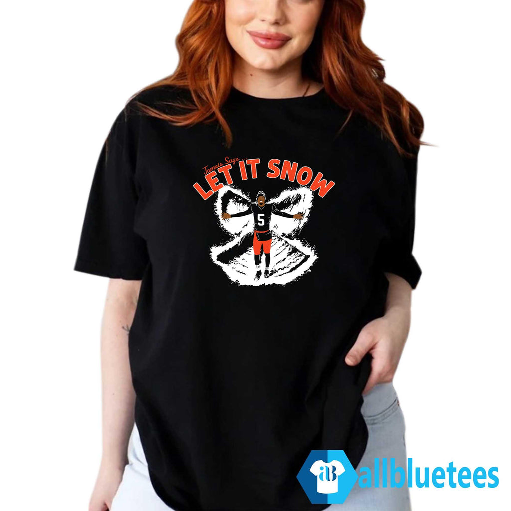 Let It Snow Jameis Winston Shirt