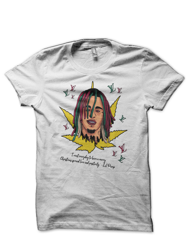 Lil Pump White T-Shirt Hoodie, Sweatshirt | CoreVibeTees.com