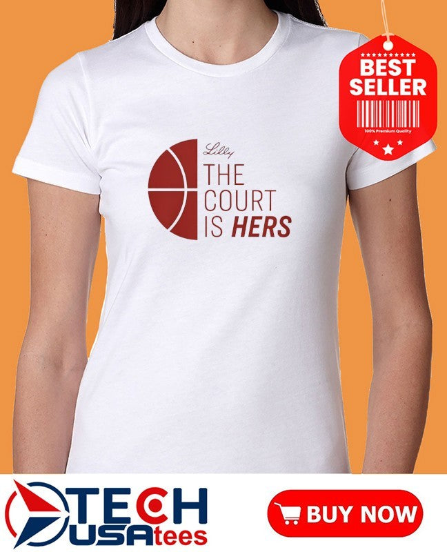 Lilly The Court is Hers basketball shirt