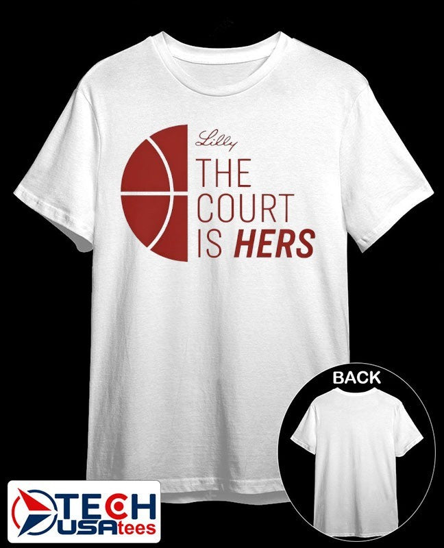 Lilly The Court is Hers basketball shirt