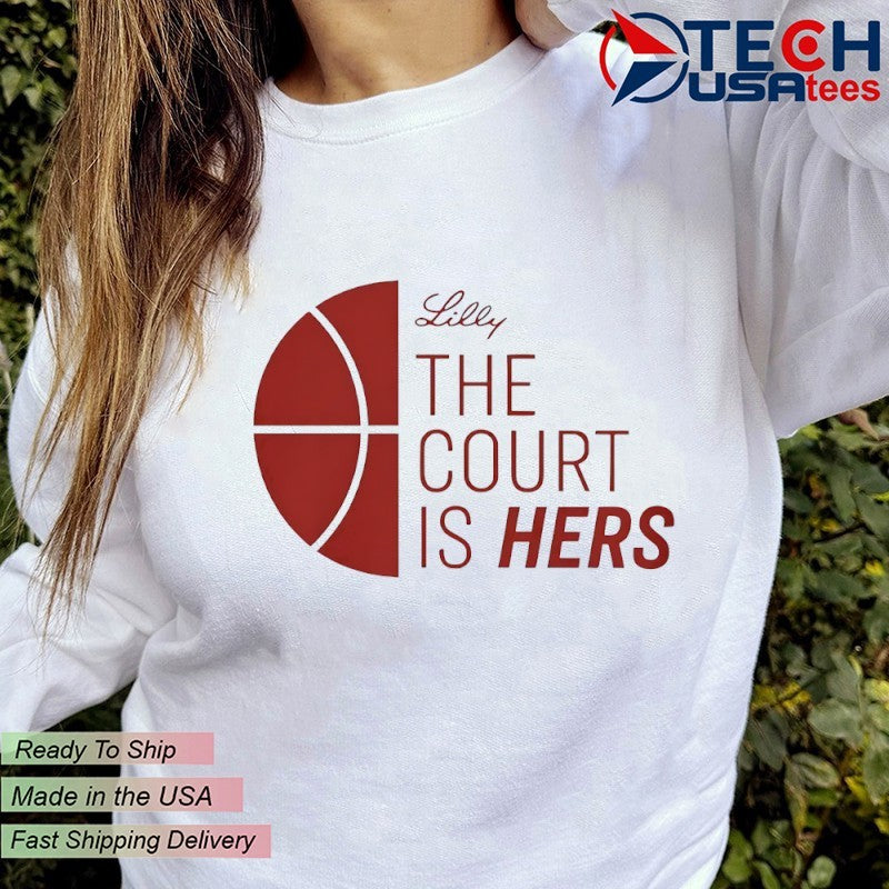 Lilly The Court is Hers basketball shirt