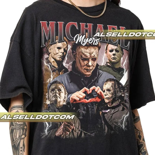 Limited Michael Myers Vintage Shirt Gift for Woman anda Man