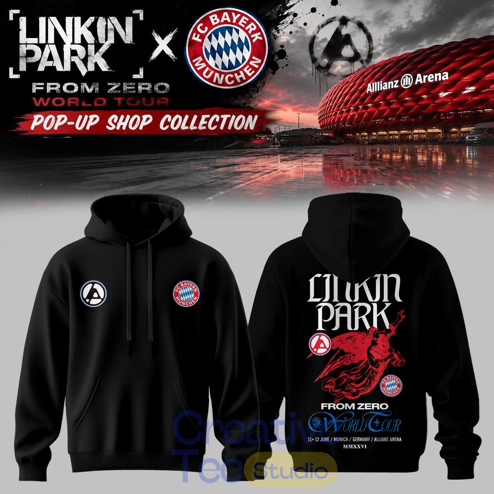 Linkin Park x FC Bayern Munich From Zero World Tour Special Tee Hoodie