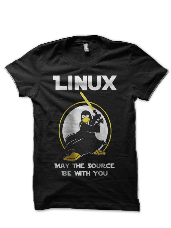 Linux Source Black T-Shirt Hoodie, Sweatshirt | CoreVibeTees.com