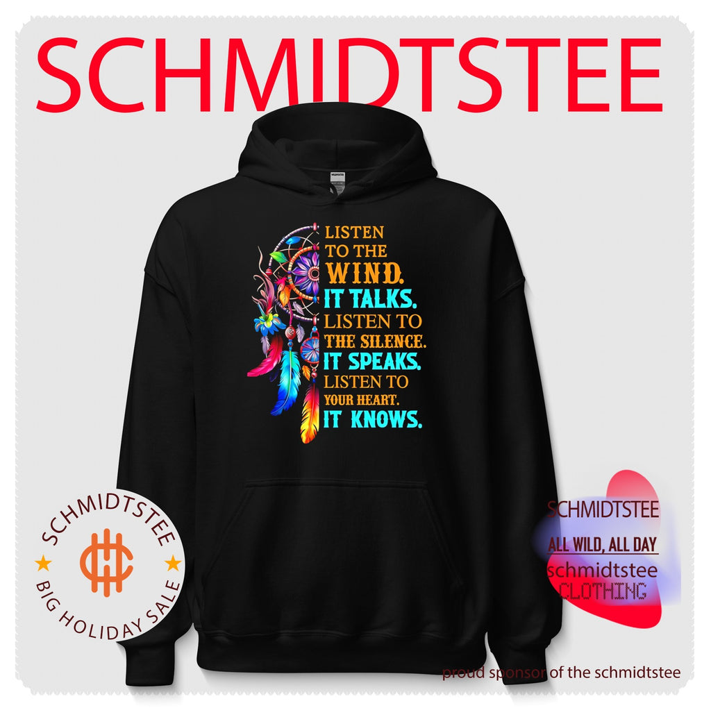 Listen to the wind it talks listen to the silence it speaks dreamcatcher shirt