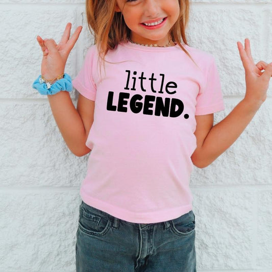 Little Legend, Toddler T-Shirts & Baby Bodysuits, Graphic Infant Clothes, Cute Baby Shower Gift, Trendy Kids Apparel, Soft Cotton Outfits