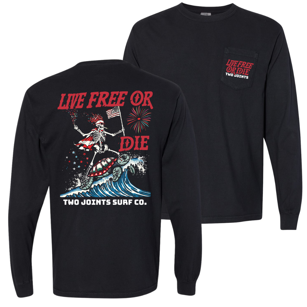 Live Free Long Sleeve Tee Hoodie, Sweatshirt | CoreVibeTees.com