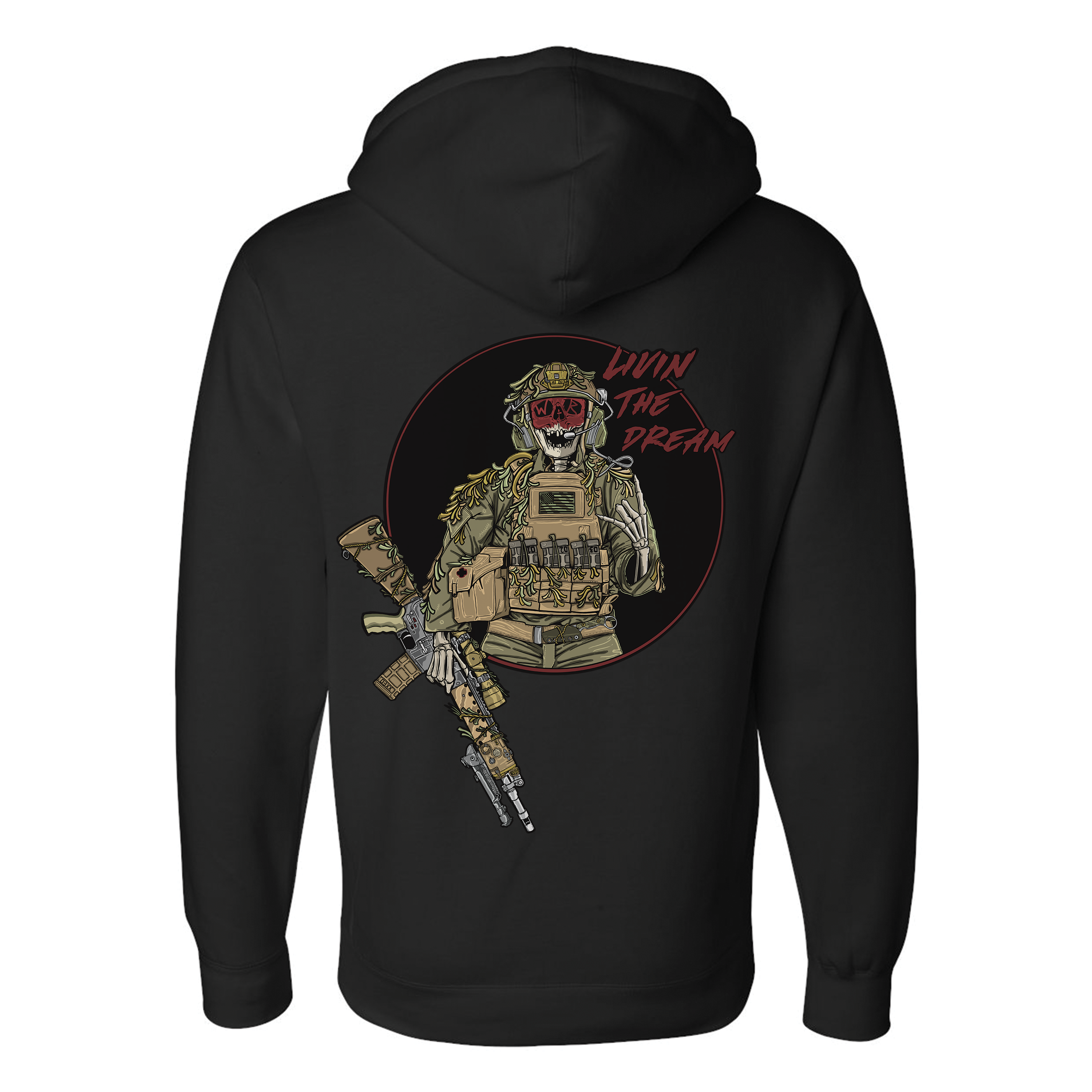 Livin The Dream Hoodie T-Shirts, Sweatshirt | CoreVibeTees.com (Image 2)