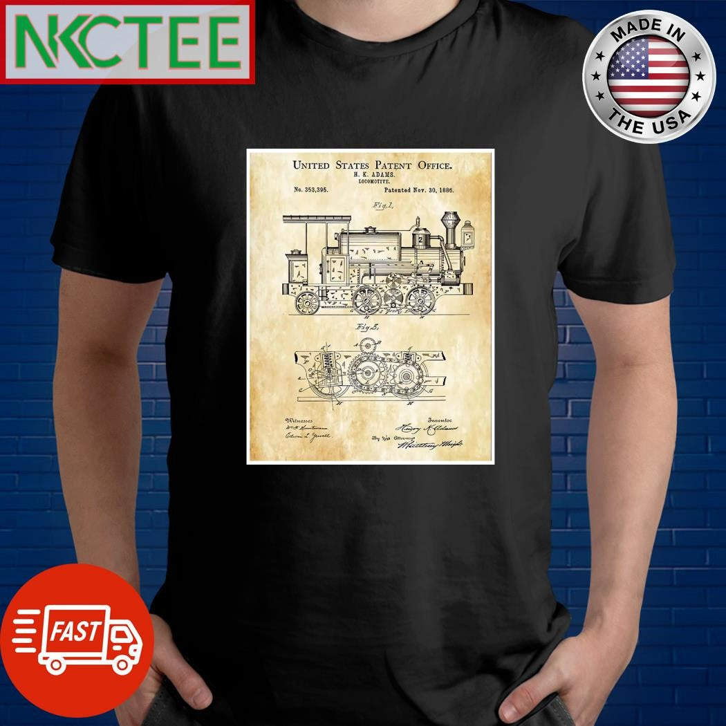 Locomotive patent shirt