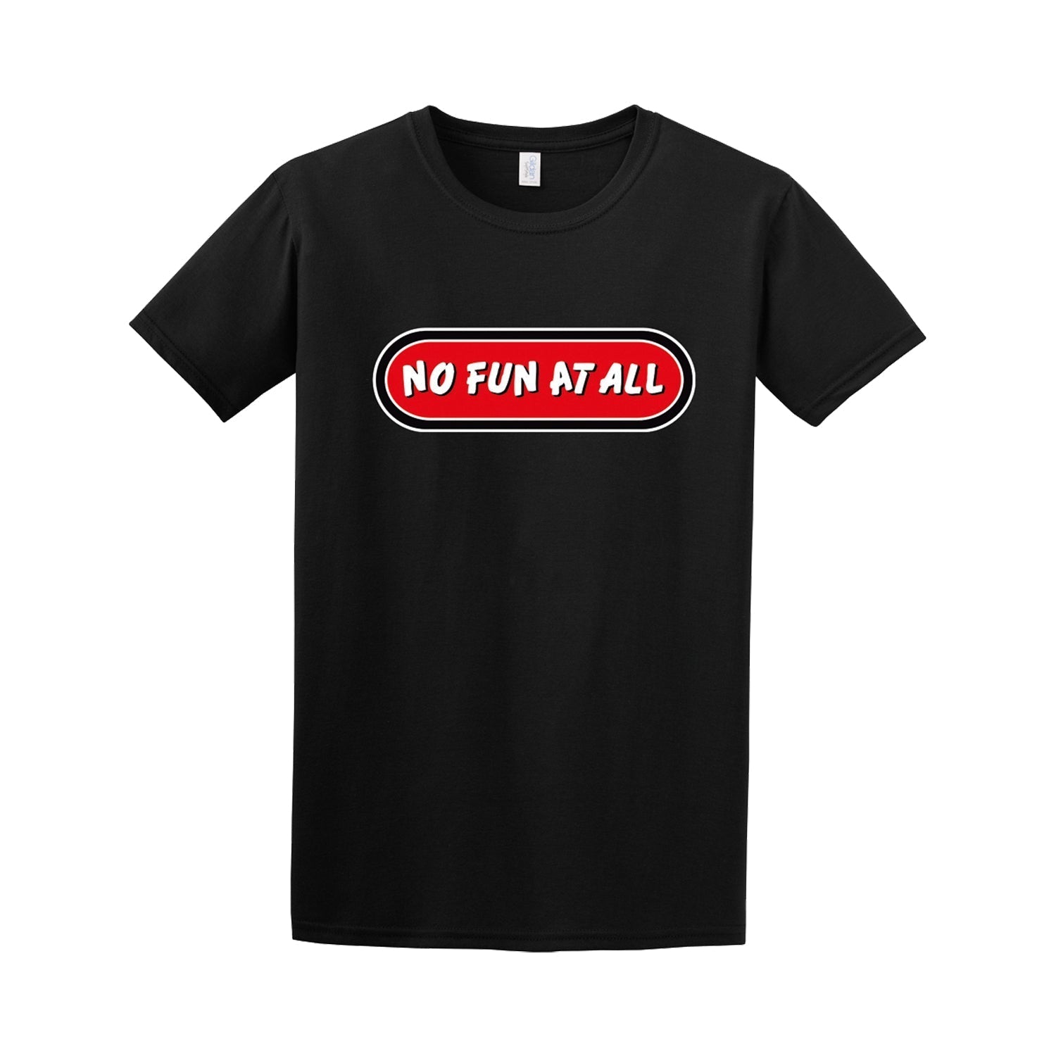No Fun At All Logo Tee (Black) Hoodie, Sweatshirt | CoreVibeTees.com