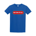 No Fun At All Logo Tee (Blue) Hoodie, Sweatshirt | CoreVibeTees.com