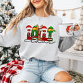 Lolli Claus Faux Embroidery Sweatshirt T-Shirts, Hoodie | CoreVibeTees.com