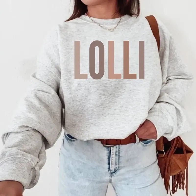 Lolli Gift for Grandma Sweatshirt, Lolli to Be, Grandmother Gift, Funny Shirt , Birthday Gift for Lolli, Mother's Day
