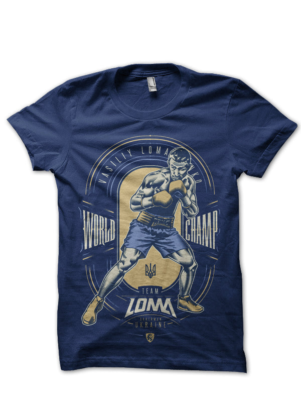 Lomachenko Boxing World Champion T-Shirt Hoodie, Sweatshirt | CoreVibeTees.com