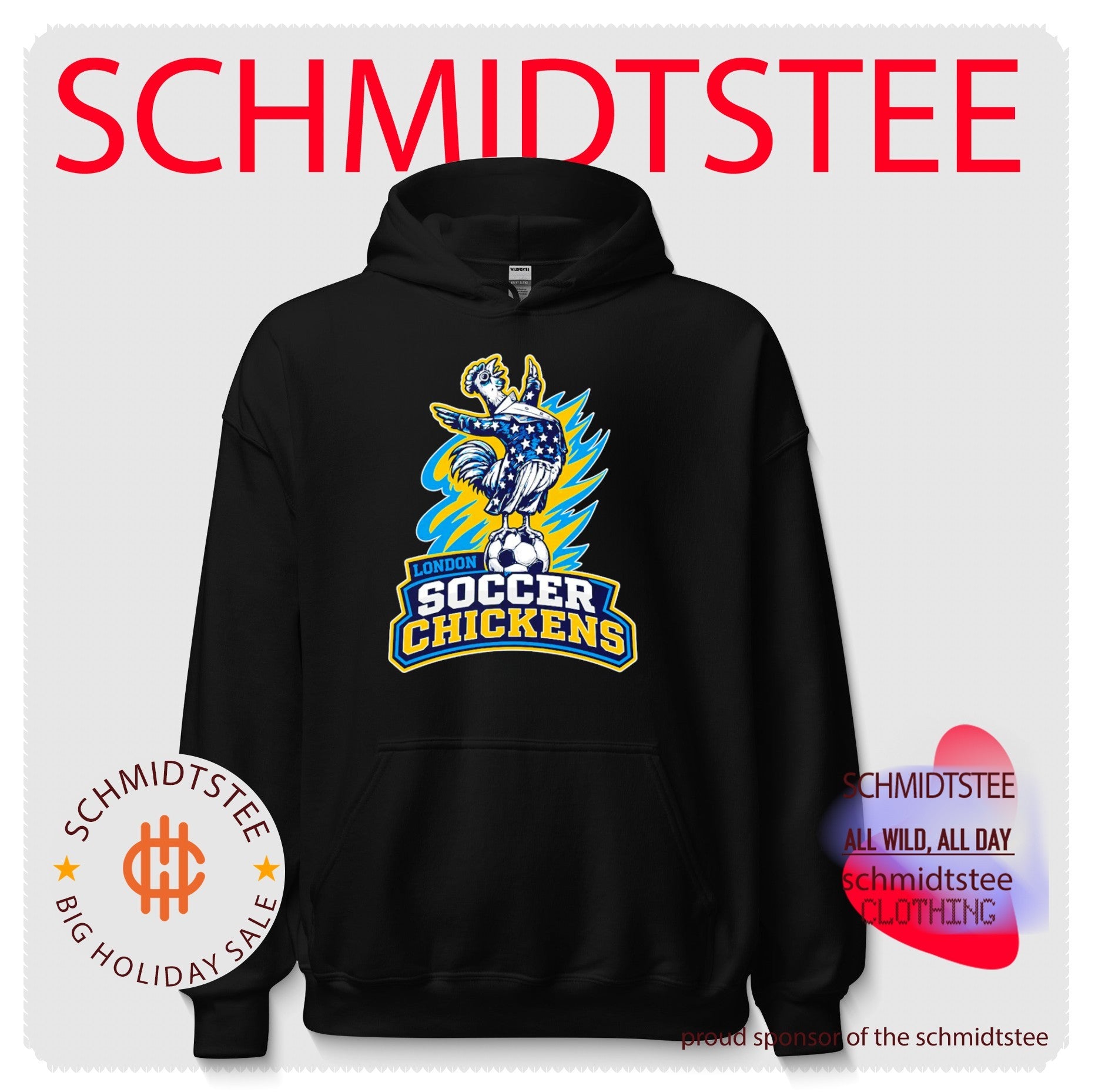 London Soccer Chickens Football Fan Banter shirt