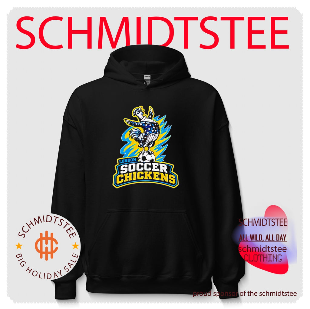 London Soccer Chickens graphic shirt