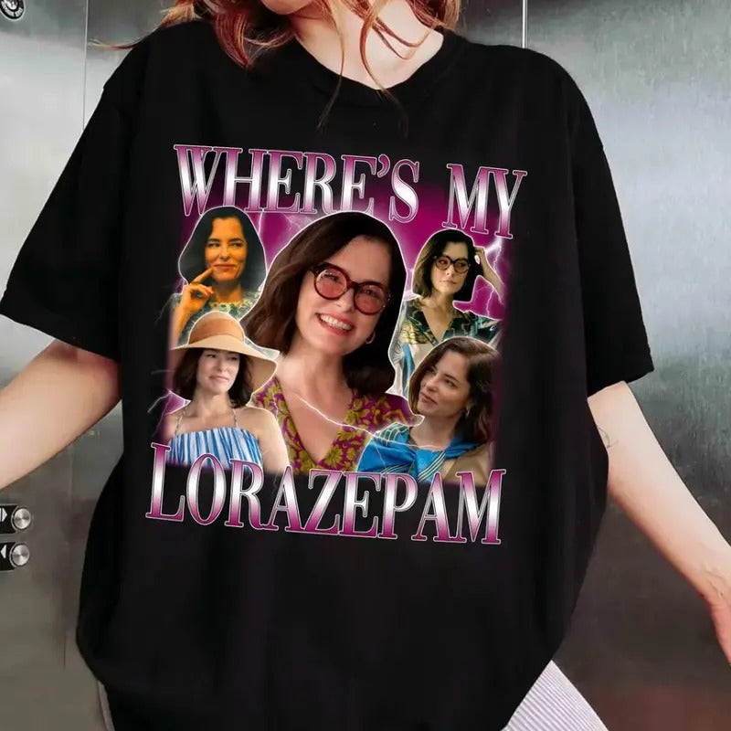 Lorazepam Victoria Ratliff T-Shirt, The White Lotus Parker Posey Homage Shirt, Lorazepam White Lotus T-Shirt