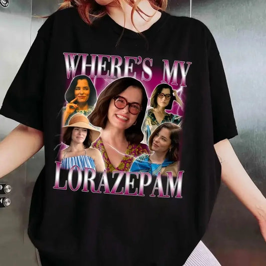 Lorazepam Victoria Ratliff T-Shirt, The White Lotus Parker Posey Homage Shirt, Lorazepam White Lotus T-Shirt